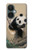 S2210 Panda Fluffy Art Painting Case For OnePlus Nord CE 3 Lite, Nord N30 5G