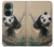 S2210 Panda Fluffy Art Painting Case For OnePlus Nord CE 3 Lite, Nord N30 5G