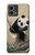 S2210 Panda Fluffy Art Painting Case For Motorola Moto G Stylus 5G (2023)