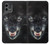 S2823 Black Wolf Blue Eyes Face Case For Motorola Moto G Stylus 5G (2023)
