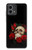 S3753 Dark Gothic Goth Skull Roses Case For Motorola Moto G Stylus 5G (2023)