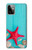 S3428 Aqua Wood Starfish Shell Case For Motorola Moto G Power (2023) 5G