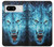 S0752 Blue Fire Grim Wolf Case For Google Pixel 8