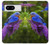 S1565 Bluebird of Happiness Blue Bird Case For Google Pixel 8