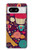 S2353 Paris Cartoon Vintage Pattern Case For Google Pixel 8