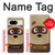 S2825 Cute Cartoon Raccoon Case For Google Pixel 8