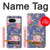 S3265 Vintage Flower Pattern Case For Google Pixel 8
