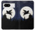 S3289 Flying Pig Full Moon Night Case For Google Pixel 8