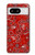 S3354 Red Classic Bandana Case For Google Pixel 8