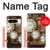S3172 Gold Clock Live Case For Google Pixel 8 pro