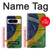 S3297 Brazil Flag Vintage Football Graphic Case For Google Pixel 8 pro