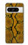 S3365 Yellow Python Skin Graphic Print Case For Google Pixel 8 pro