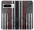 S3687 Firefighter Thin Red Line American Flag Case For Google Pixel 8 pro