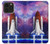 S3913 Colorful Nebula Space Shuttle Case For iPhone 14 Pro Max