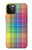 S3942 LGBTQ Rainbow Plaid Tartan Case For iPhone 12, iPhone 12 Pro