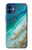 S3920 Abstract Ocean Blue Color Mixed Emerald Case For iPhone 12 mini S3920 Abstract Ocean Blue Color Mixed Emerald Case For iPhone 12 mini