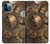 S3927 Compass Clock Gage Steampunk Case For iPhone 12 Pro Max