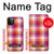 S3941 LGBT Lesbian Pride Flag Plaid Case For iPhone 12 Pro Max