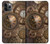 S3927 Compass Clock Gage Steampunk Case For iPhone 11 Pro Max