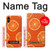 S3946 Seamless Orange Pattern Case For iPhone X, iPhone XS