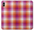 S3941 LGBT Lesbian Pride Flag Plaid Case For iPhone XS Max