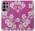 S3924 Cherry Blossom Pink Background Case For Samsung Galaxy S23 Ultra