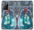 S3912 Cute Little Mermaid Aqua Spa Case For Samsung Galaxy Note 20 Ultra, Ultra 5G
