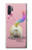 S3923 Cat Bottom Rainbow Tail Case For Samsung Galaxy Note 10 Plus