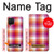 S3941 LGBT Lesbian Pride Flag Plaid Case For Samsung Galaxy A12