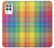 S3942 LGBTQ Rainbow Plaid Tartan Case For Samsung Galaxy A22 4G