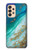 S3920 Abstract Ocean Blue Color Mixed Emerald Case For Samsung Galaxy A33 5G