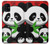S3929 Cute Panda Eating Bamboo Case For Samsung Galaxy A41