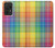 S3942 LGBTQ Rainbow Plaid Tartan Case For Samsung Galaxy A52, Galaxy A52 5G