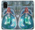 S3911 Cute Little Mermaid Aqua Spa Case For Samsung Galaxy A03S