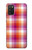 S3941 LGBT Lesbian Pride Flag Plaid Case For Samsung Galaxy A03S