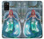 S3911 Cute Little Mermaid Aqua Spa Case For Samsung Galaxy A02s, Galaxy M02s  (NOT FIT with Galaxy A02s Verizon SM-A025V)