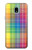 S3942 LGBTQ Rainbow Plaid Tartan Case For Samsung Galaxy J3 (2018), J3 Star, J3 V 3rd Gen, J3 Orbit, J3 Achieve, Express Prime 3, Amp Prime 3