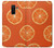 S3946 Seamless Orange Pattern Case For Samsung Galaxy A6 (2018)