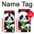 S3929 Cute Panda Eating Bamboo Case For Samsung Galaxy A6+ (2018), J8 Plus 2018, A6 Plus 2018