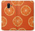 S3946 Seamless Orange Pattern Case For Samsung Galaxy A6+ (2018), J8 Plus 2018, A6 Plus 2018