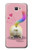 S3923 Cat Bottom Rainbow Tail Case For Samsung Galaxy J7 Prime (SM-G610F)