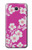 S3924 Cherry Blossom Pink Background Case For Samsung Galaxy J7 Prime (SM-G610F)