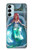 S3911 Cute Little Mermaid Aqua Spa Case For Samsung Galaxy M14