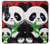 S3929 Cute Panda Eating Bamboo Case For Samsung Galaxy Z Fold 3 5G