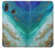 S3920 Abstract Ocean Blue Color Mixed Emerald Case For Huawei P20 Lite
