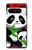 S3929 Cute Panda Eating Bamboo Case For Google Pixel 8 pro