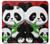 S3929 Cute Panda Eating Bamboo Case For Google Pixel 7