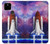 S3913 Colorful Nebula Space Shuttle Case For Google Pixel 4a 5G