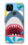 S3947 Shark Helicopter Cartoon Case For Google Pixel 4a 5G