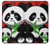 S3929 Cute Panda Eating Bamboo Case For Google Pixel 3 XL
